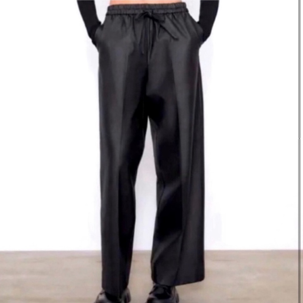 Zara leather pants